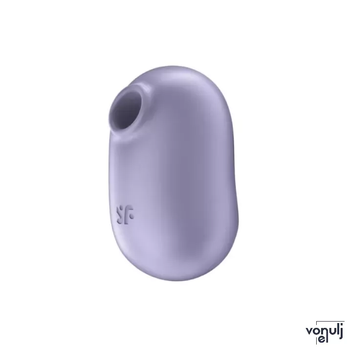 SATISFYER léghullámos csiklóizgató Pro To Go 2 Violet - lila színben, rezgő funkcióval, kompakt kivitel, vízálló, akkumulátoros