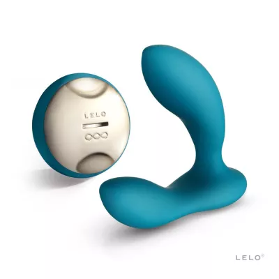 LELO prosztata izgató Hugo Ocean Blue - türkiz színben, vízálló, akkumulátoros, távirányítós