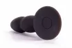 PRETTY LOVE fenékdugó Beaded For Extra Pleasure Plug - fekete színben, vibrátoros, távirányítóval, letapasztható, akkumulátoros