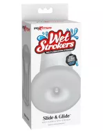 Műánusz maszturbátor Pipedream Wet Stroker Slide&Glide Frosted - vízálló