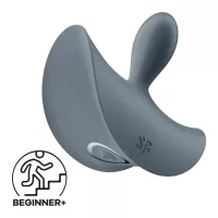 Vibrátoros fenékdugó Satisfyer Booty Absolute Beginners 2 - vízálló,akkumulátoros