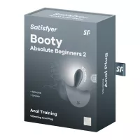 Vibrátoros fenékdugó Satisfyer Booty Absolute Beginners 2 - vízálló,akkumulátoros