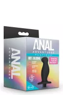 BLUSH prosztata izgató Anal Adventures Prostate Massager 02 - fekete színben, vízálló, akkumulátoros