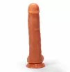 X-MEN élethű dildó Dylan's 13" Cock Flesh - Nagy méretű, herékkel, letapasztható, testszínű, PVC (33 cm)