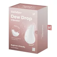 Rezgő csiklóizgató Satisfyer Dew Drop white - akkumulátoros,vízálló