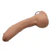 BAILE élethű vibrátor Beautiful Jack 10,6 " Vibrating Dildo - realisztikus, herés, g-pontos, letapasztható, távirányítóval, elemes, TPR (27 cm)