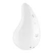 Rezgő csiklóizgató Satisfyer Dew Drop white - akkumulátoros,vízálló