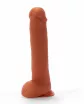 X-MEN élethű dildó Dylan's 13" Cock Flesh - Nagy méretű, herékkel, letapasztható, testszínű, PVC (33 cm)