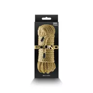 NS NOVELTIES erotikus kötél Bound Rope Gold - arany színben, 762 cm, fetish játékokhoz