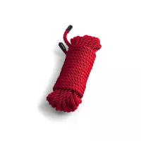 NS NOVELTIES erotikus kötél Bound Rope Red - piros színben, 762 cm, fetish játékokhoz