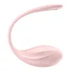 Vibrációs tojás Satisfyer Ribbed Petal rose - akkumulátoros, vízálló