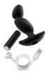 BLUSH prosztata izgató Anal Adventures Prostate Massager 04 - fekete színben, vízálló, akkumulátoros