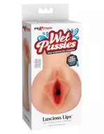 Műpunci maszturbátor Pipedream Wet Pussies Luscious Lips Light - vízálló