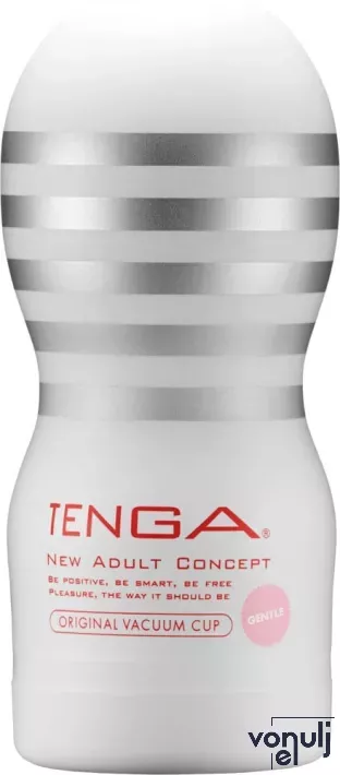 TENGA maszturbátor Original Vacuum Cup Gentle - lágy intenzitású, vákuumos, vízálló, egyszer használatos