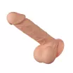 BAILE élethű dildó Beautiful Bahamut 8,5 " Dildo - nagy méretű, realisztikus, herékkel, letapasztható, vízálló, TPR (21,8 cm)