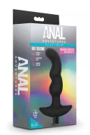 BLUSH prosztata izgató Anal Adventures Prostate Massager 03 - fekete színben, vízálló, akkumulátoros