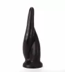 X-MEN fenékdugó 10.6" Extra Large Butt Plug Black - fekete színben, letapasztható, PVC,  27 cm