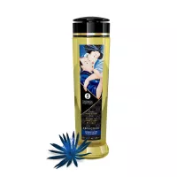 SHUNGA masszázsolaj Erotic Massage Oil Midnight Flower 240 ml/ 8 oz - virág illattal