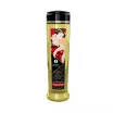 SHUNGA masszázsolaj Erotic Massage Oil Sparkling Strawberry Wine 240 ml/ 8 oz - eper és pezsgő illattal