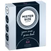 MISTER SIZE óvszer 64 mm Condoms 3 pieces - latex, ultravékony, síkosított, 3 db