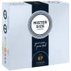 MISTER SIZE óvszer 57 mm Condoms 36 pieces - latex, ultravékony, síkosított, 36 db