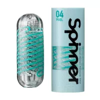 TENGA  maszturbátor Spinner 04 Pixel - vízálló, kék színű tokban