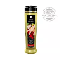 SHUNGA masszázsolaj Erotic Massage Oil Organica Maple Delight 240 ml/ 8 oz - édes illattal