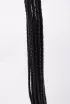 BDSM korbács Devil Sticks Kid Leather Braided Tails Black