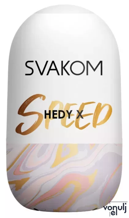 SVAKOM maszturbációs tojás szett Hedy X Speed - 5 darabos - vízálló, hullámos stimuláló felszínnel, többszöri használatra