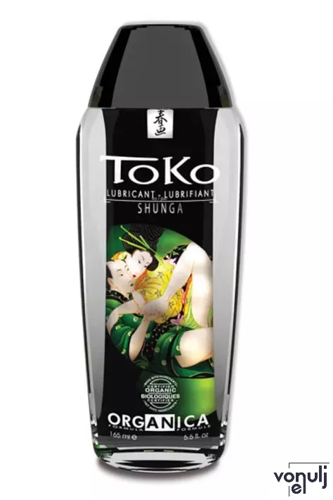 SHUNGA intim síkosító Toko Organica Lubricant 165 ml - vízbázisú, tökéletes síkos érzet
