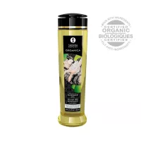 SHUNGA masszázsolaj Massage Oil Organica Natural 240 ml/ 8 oz - illatmentes, bio