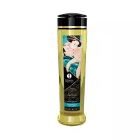 SHUNGA masszázsolaj Erotic Massage Oil Island Blossom 240 ml/ 8 oz - virág illattal