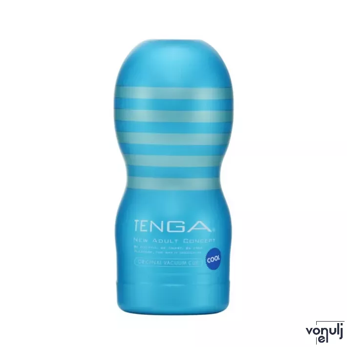 TENGA maszturbátor Original Cup Cool Edition - közepes intenzítású, hűsítő hatással, vákuumos, vízálló, egyszer használatos