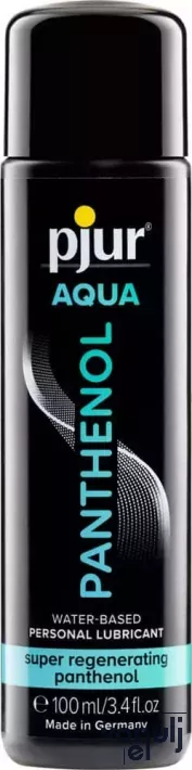 PJUR intim síkosító Aqua Panthenol Bottle 100 ml - anális, vízbázisú, hosszantartó, panthenollal a nyugtató és regeneráló hatásért, latex óvszerhez is