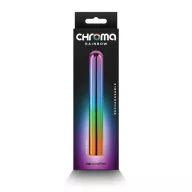 NS NOVELTIES vibrátor Chroma Rainbow Large - szivárvány színű, vízálló, akkumulátoros