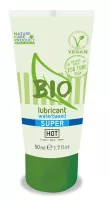 HOT intim síkosító Bio Lubricant Waterbased Superglide 50 ml - vízbázisú,vegán,glicerinnel,extra síkos,hosszantartó,óvszerhez és segédeszközhöz is