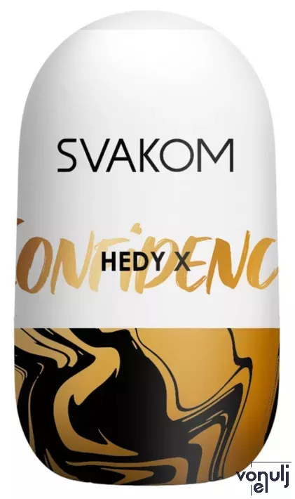 SVAKOM maszturbációs tojás szett Hedy X Confidence - 5 darabos - vízálló, drágakő mintás stimuláló felszínnel, többszöri használatra