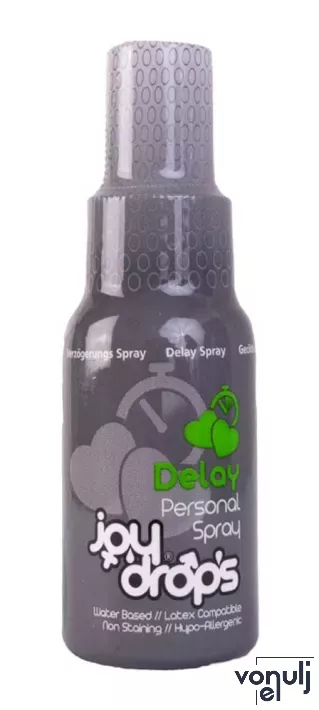 JOYDROPS késleltető spray 50ml - férfiaknak, enyhe érzéstelenítő hatással, hipoallergén, óvszerhez is