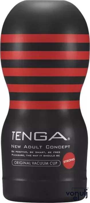 TENGA maszturbátor Original Vacuum Cup Strong - erős intenzitású, vákuumos, vízálló, egyszer használatos