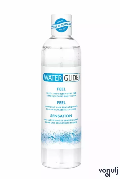 WATERGLIDE intim síkosító Feel 300 ml - vízbázisú, érzékeny bőrre is, íz- és illatmentes, óvszerhez és segédeszközhöz is