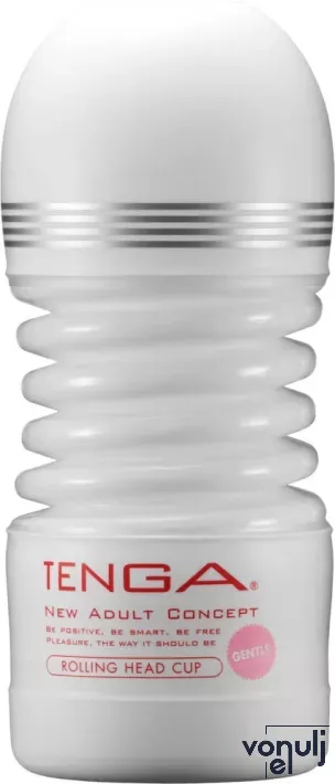 TENGA maszturbátor Rolling Head Cup Soft - lágy intenzitású, vákuumos, elforgatható fejrésszel, vízálló, egyszer használatos