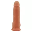 CHISA NOVELTIES élethű dildó Sex Lure Latin - közepes méretű, letapasztható, herékkel, testszínű, vízálló, TPE (17,5 cm)