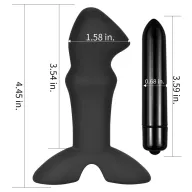 LOVETOY prosztata izgató Anal Indulgence Collection Prostate Stud - fekete színben, vízálló, elemes