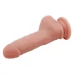 CHISA NOVELTIES élethű dildó Covetous Monster-Flesh - közepes méretű, letapasztható, herékkel, testszínű, vízálló, TPE (20 cm)