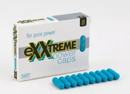 HOT EXXTREME POWER - Potencianövelő étrend-kiegészítő kapszula férfiaknak 10x