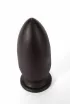 X-MEN fenékdugó 10" Extra Large Butt Plug Black - fekete színben, letapasztható, PVC, 25 cm