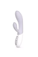 ZINI csiklóizgatós vibrátor Dew Dual Pleasure Rabbit Vibrator - lila színben, g-pontos, prémium, akkumulátoros, vízálló