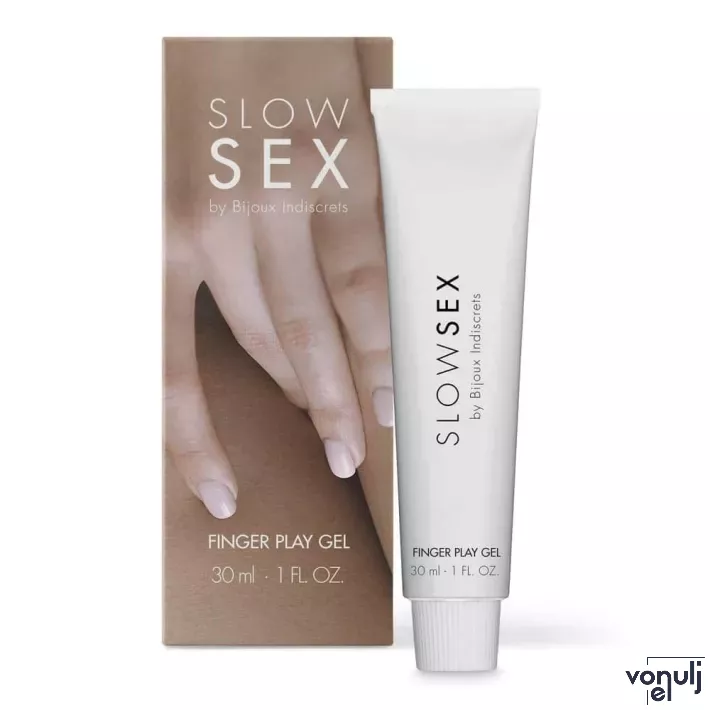 BIJOUX INDISCRETS stimuláló gél Finger Play Gel 30 ml - vízbázisú, stimuláló, kókusz illatú, aloe verával, hidratáló, óvszerhez és segédeszközhöz is