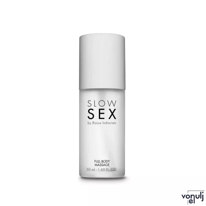 BIJOUX INDISCRETS masszázsgél Full Body Massage Gel 50 ml - kókusz illattal, síkosító hatással