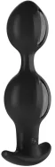 FUN FACTORY análbot B Balls - fekete színben, hüvelysúlyokkal ellátva, vízálló, 12,7 cm